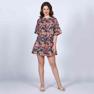 Saint Womens Multi Cotton Lining Short Dress
