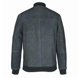 Saint Carlo Green Suede Bomber Jacket