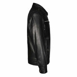 Saint Benjo Black Leather Men's Jacket