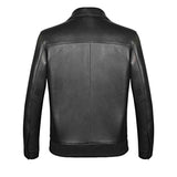 Saint Dion Black Leather Men's Jackets