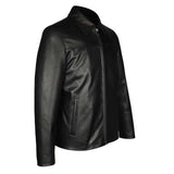 Saint Jory Black Leather Men's Jacket