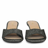 Saint Lorelei Pewter Glitter Kitten Heels