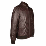Saint Joshua Chocolate Brown Leather Men's Jackets