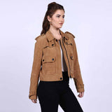 Saint Reba Conic Leather Women Jackets