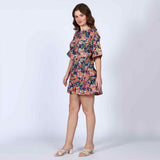 Saint Womens Multi Cotton Lining Short Dress