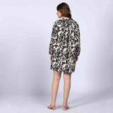 Saint Womens Ivory Cotton Poplin Short Dress