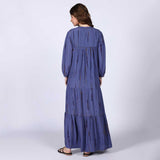 Saint Elodie Womens Midnight Blue Maxi Dresses