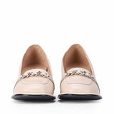 Saint Mirielle Ivory Leather Handcrafted Moccasins
