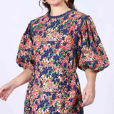 Saint Solene Womens Multi Cotton Lining Short Dress