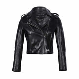 Saint Saira Black Leather Women Jackets