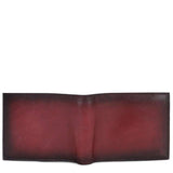 Red Italian Leather Men's Wallet Set