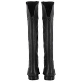 Saint Grace Black Leather Above The Knee Boots - SaintG