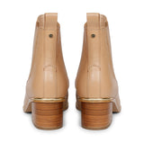 Saint Ilaria Nude Leather Handcrafted Ankle Boots - SaintG India