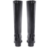 Saint Stella Black Leather Knee High Boots - SaintG