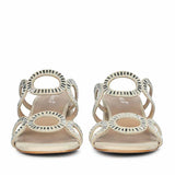 Saint Danica Strass-Embellished Black Leather Block Heels