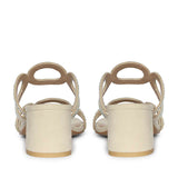 Saint Danica Strass-Embellished Black Leather Block Heels