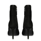 Saint Romola Black Suede Leather Stiletto Ankle Boots