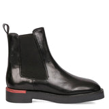Saint Aster Black Leather Handcrafted Chelsea Boots