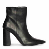 Saint Hana Handcrafted Black Leather Ankle Boots