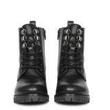 Saint Moira Black Leather Lace up Ankle Boots