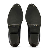 Saint Elodie Stitched Cobalt Leather Handcrafted Cowboy Boots