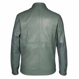 Saint Benjo Turquoise Leather Men's Jacket