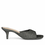 Saint Lorelei Pewter Glitter Kitten Heels