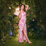 Saint Zuri Black Stone Embellished Platin Leather Flat Sandals