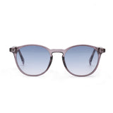 Seychelles Dusk Crystal Grey Round Sunglasses