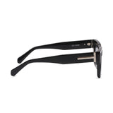 Obsidian Noir Black Sculpted Sunglasses