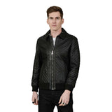 Saint Chevy Black Leather Men's Jackets