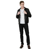 Saint Chevy Black Leather Men's Jackets
