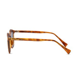 Coco Drift Amber Havana Round Sunglasses