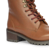 Saint Moira Tan Leather Lace up Ankle Boots