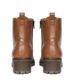 Saint Moira Tan Leather Lace up Ankle Boots