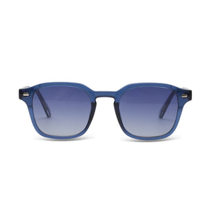 Azure Isle Blue Crystal Smoke Gradient Sunglasses