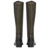 Saint Chloe Olive Leather Knee High Boots - SaintG India