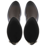 Saint Chloe Olive Leather Knee High Boots - SaintG India