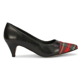 Saint Olivia Black Kitten heel pumps