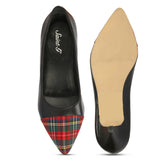 Saint Olivia Black Kitten heel pumps