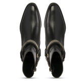 Saint Black Leather Ankle Boot