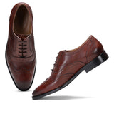 Saint Parthian Cuoio Leather Lace Up Brogue