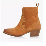 Saint Graciela Tan Leather Ankle Boots