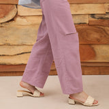 Saint Kate White Woven Mid Heel Mules