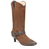 Saint Zoi Tan Leather cowboy Calf Boots