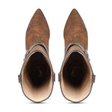 Saint Zoi Tan Leather cowboy Calf Boots