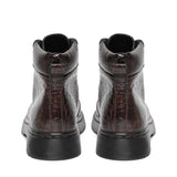 Saint Ignatia Brown Leather Ankle Boots