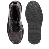 Saint Ignatia Brown Leather Ankle Boots