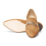 Saint Joan Tan Color Navy Leather Shoes