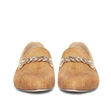 Saint Joan Tan Color Navy Leather Shoes